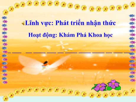 Bài giảng Steam Mầm non Lớp Chồi - Đề tài: Các bộ phận trên cơ thể - Trường Mầm non 1-6
